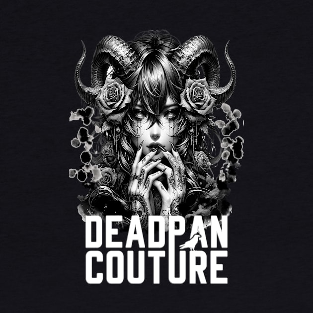 Dark Horned Beauty Deadpan Couture by Deadpan Couture